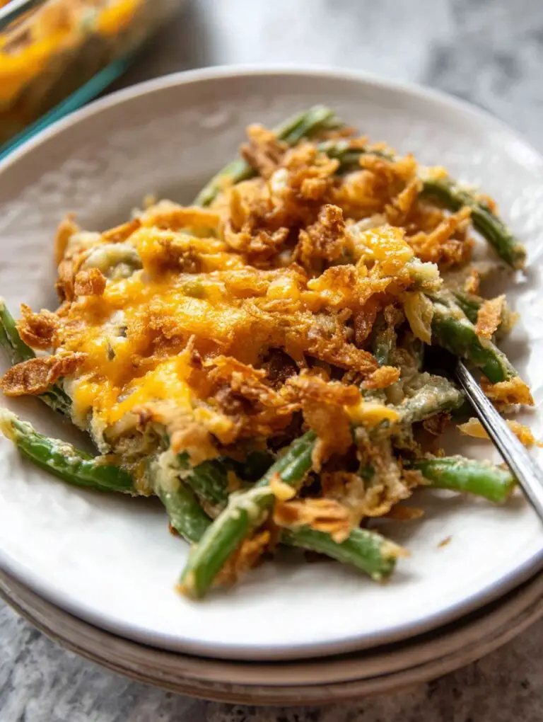 Easy Green Bean Casserole Recipe for Cozy Family Dinners