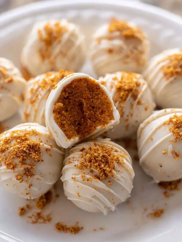 No-Bake Pumpkin Cheesecake Balls Recipe for Thanksgiving Desserts