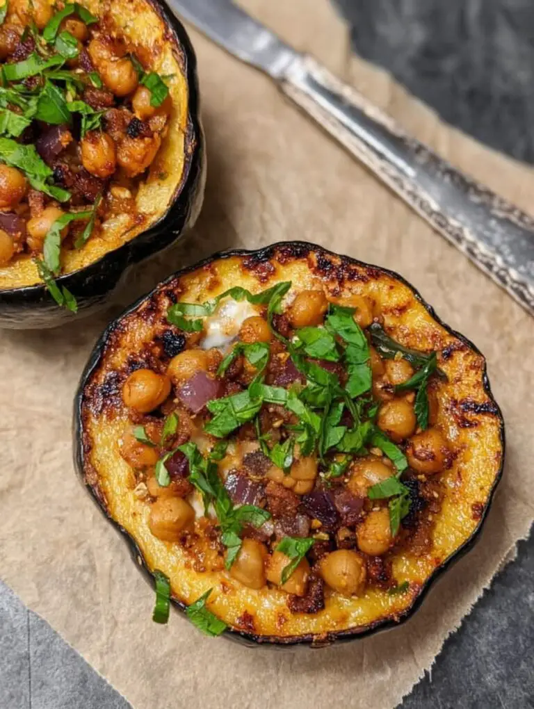 Stuffed Acorn Squash Recipe: Cozy Vegetarian Thanksgiving Idea